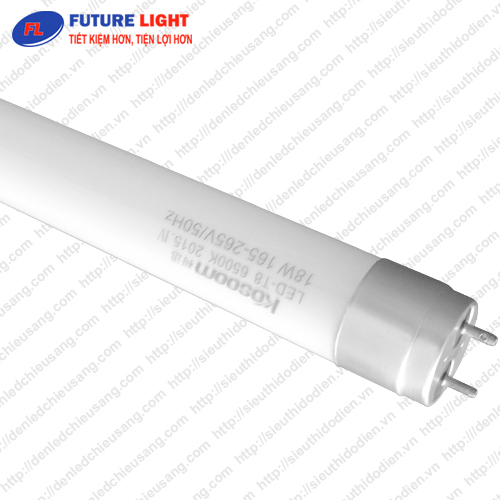 Đèn tuýp LED T8 Kosoom 1,2m bóng thủy tinh T8-18-1.2-KSK