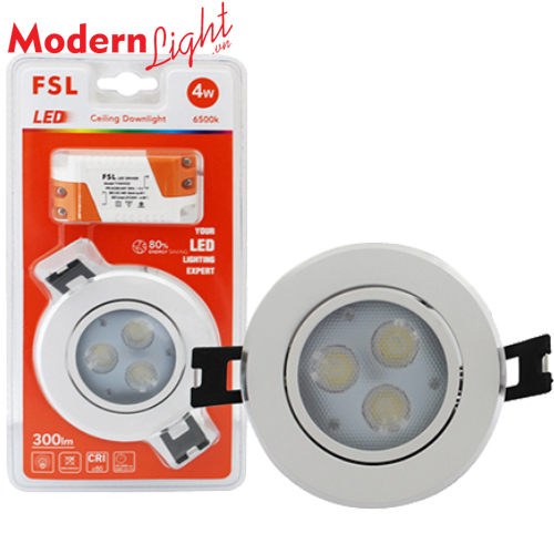 Đèn LED âm trần FSL 4W FSS605 4W