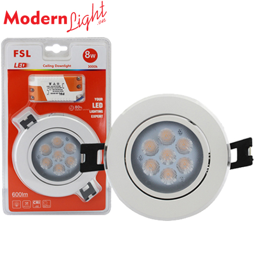 Đèn LED âm trần FSL 8W FSS605 8W