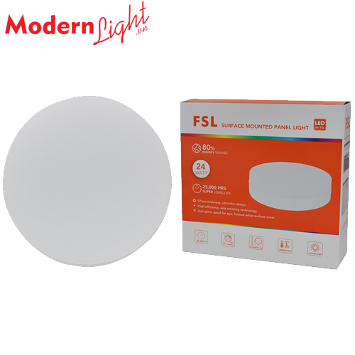 Đèn ốp trần LED mặt tròn FSL 24W FSD206-24W