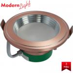 Đèn LED âm trần 3 màu KOSOOM 5W viền vàng DL-KS-DMV-5